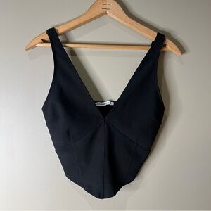 Abercrombie Structured Black Top